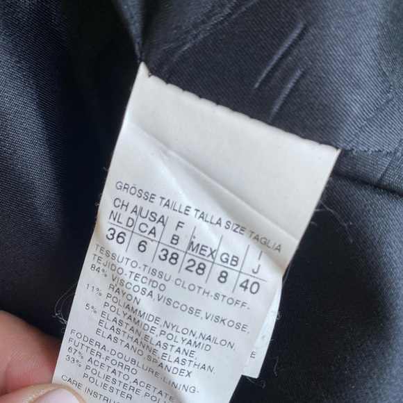 Sandro Paris Black Double Breasted Blazer 36/S - Picture 5 of 5